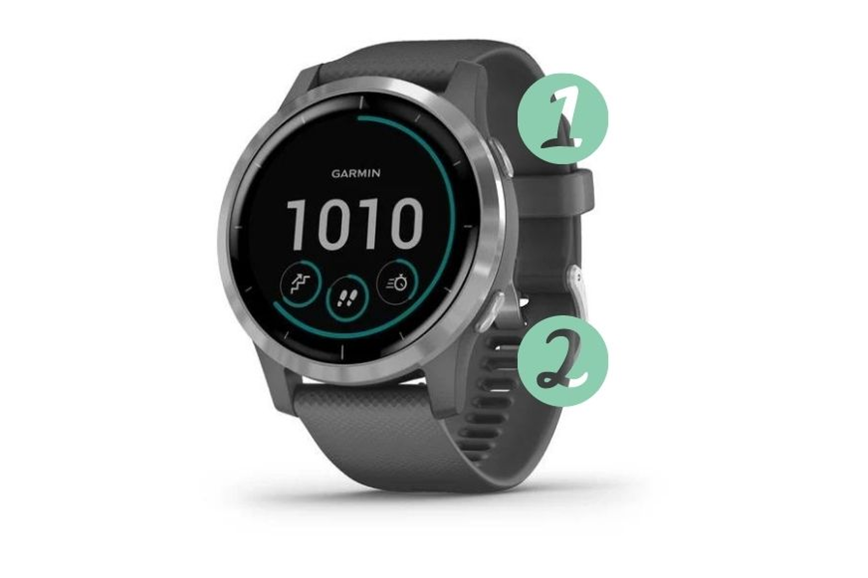 boutons garmin vivoactive 4